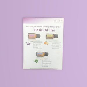 Basic oil trio Doterra tear pad sheets On Guard lemon Lavender Peppermint
